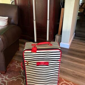 Kate Spade Julia Street Stripe International Carry-on- blue stripe.